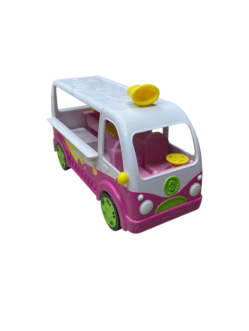 Shopkins Ice Cream Truck Food Truck Playset Toy Vehicle Pink Purple